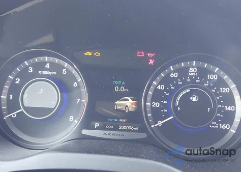 2014 Hyundai Azera Limited из США, поврежденный, VIN KMHFH4JG8EA418079